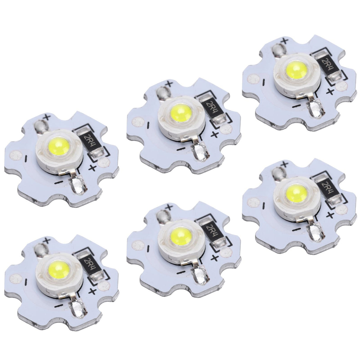 25Pcs 5V LED Chips 200LM 3W High Power LED Lamp Beads for DIY Lighting FixturesPure White 6000‑6500K