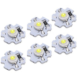 25Pcs 5V LED Chips 200LM 3W High Power LED Lamp Beads for DIY Lighting FixturesPure White 6000‑6500K - Rear View