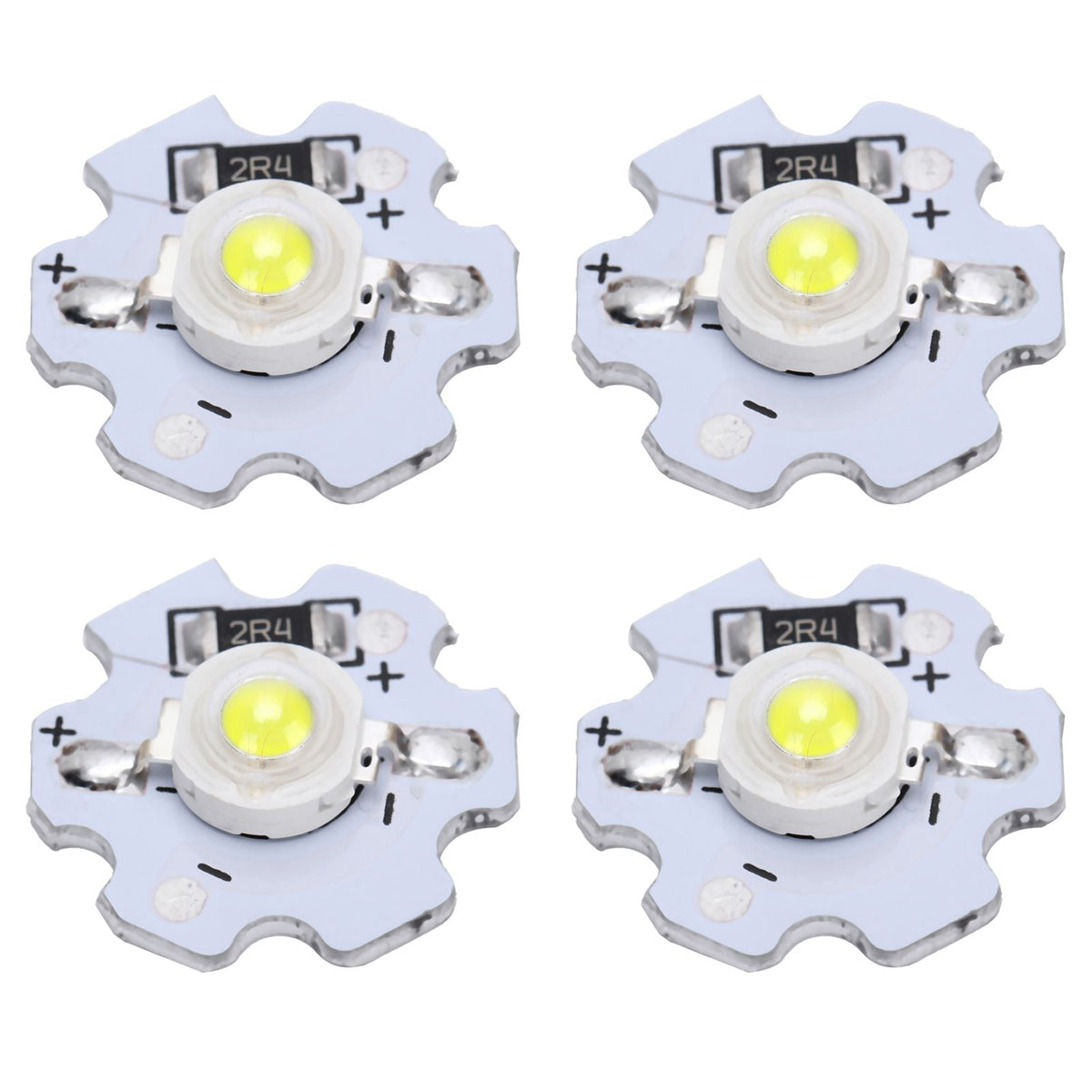 25Pcs 5V LED Chips 200LM 3W High Power LED Lamp Beads for DIY Lighting FixturesPure White 6000‑6500K