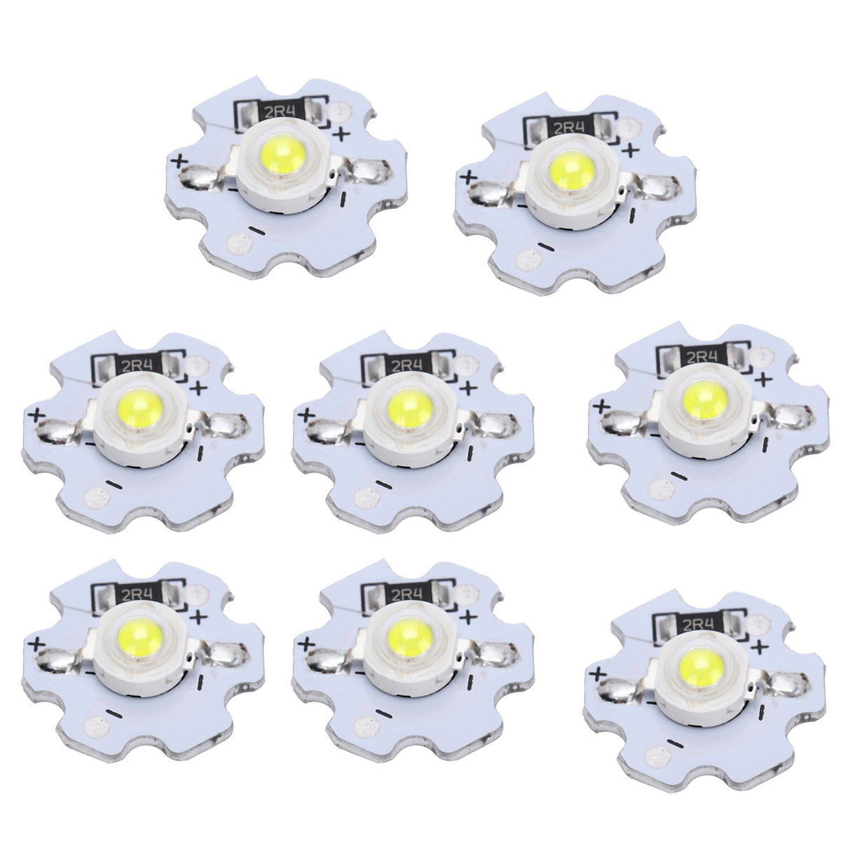 25Pcs 5V LED Chips 200LM 3W High Power LED Lamp Beads for DIY Lighting FixturesPure White 6000‑6500K