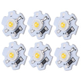 25Pcs 5V LED Chips 200LM 3W High Power LED Lamp Beads for DIY Lighting FixturesNatural Light 4000‑4500K - 45-Degree Angle