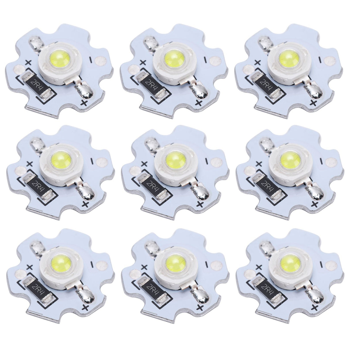25Pcs 5V LED Chips 200LM 3W High Power LED Lamp Beads for DIY Lighting FixturesCold White 10000K