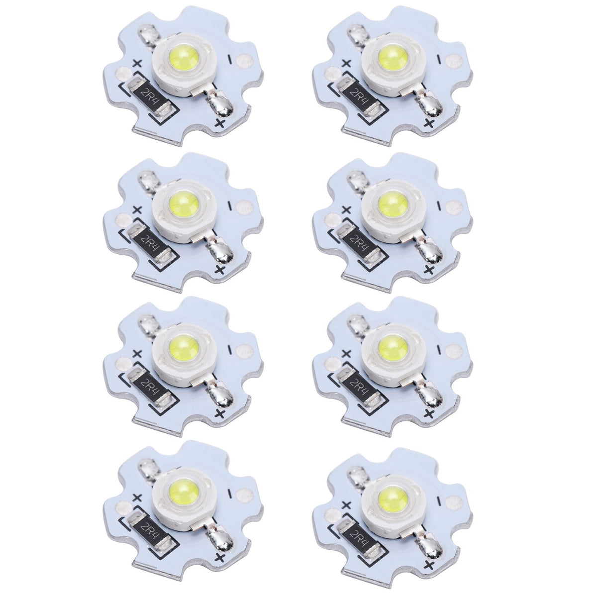25Pcs 5V LED Chips 200LM 3W High Power LED Lamp Beads for DIY Lighting FixturesCold White 10000K