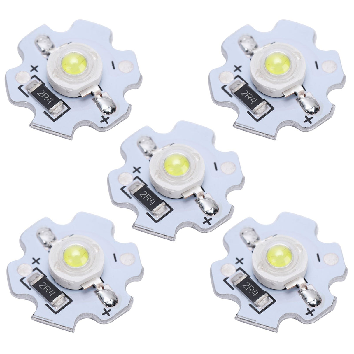 25Pcs 5V LED Chips 200LM 3W High Power LED Lamp Beads for DIY Lighting FixturesCold White 10000K