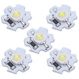 25Pcs 5V LED Chips 200LM 3W High Power LED Lamp Beads for DIY Lighting FixturesCold White 10000K