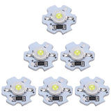 25Pcs 5V LED Chips 200LM 3W High Power LED Lamp Beads for DIY Lighting FixturesCold White 10000K - Rear View