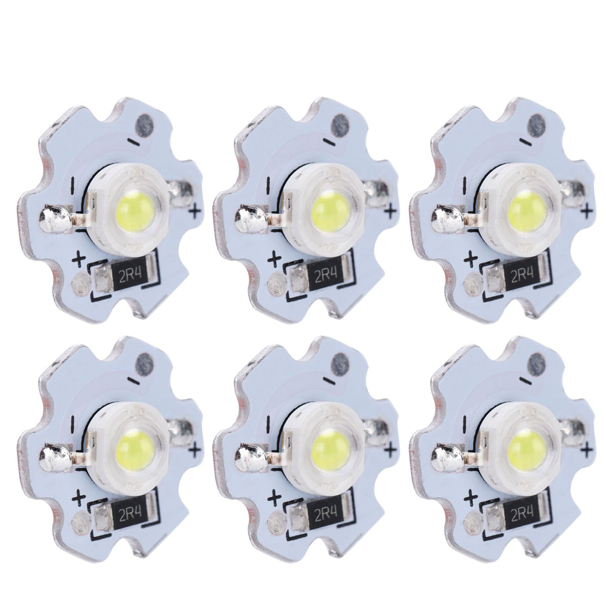 25Pcs 5V LED Chips 200LM 3W High Power LED Lamp Beads for DIY Lighting FixturesCold White 10000K