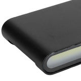 LED Wall Lamp 12W COB Aluminum Outdoor Garden Light Fixture IP65 Waterproof AC85-265V(Black Shell White Light ) - Extra Image
