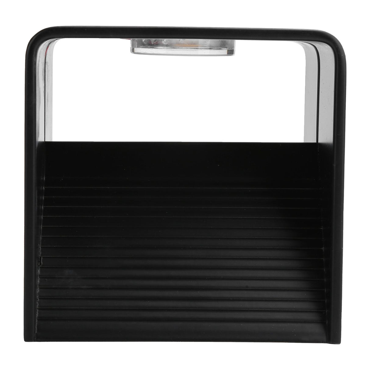 LED Wall Light Outdoor Waterproof IP65 Porch Garden Wall Bedroom Bedside Lamp AC85‑265V 3WBlack Shell Warm White Light