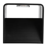 LED Wall Light Outdoor Waterproof IP65 Porch Garden Wall Bedroom Bedside Lamp AC85‑265V 3WBlack Shell Warm White Light