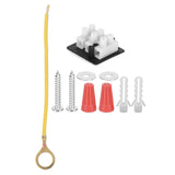 E27 Black Wall Lamp Retro Single Head Wall Light Fixture for Bedside Corridor Stair AC85‑265V