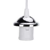 Modern Pendant Light Wrought Iron E27 Ceiling Chandelier for Living Room Bar Canteen 85-265VChrome Color