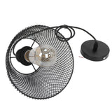 Wrought Iron Pendant Light Nordic Innovative LED Hanging Lamp Living Room Decoration AC85-265VBlack - Close-Up Angle