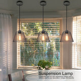 Wrought Iron Pendant Light Nordic Innovative LED Hanging Lamp Living Room Decoration AC85-265VBlack