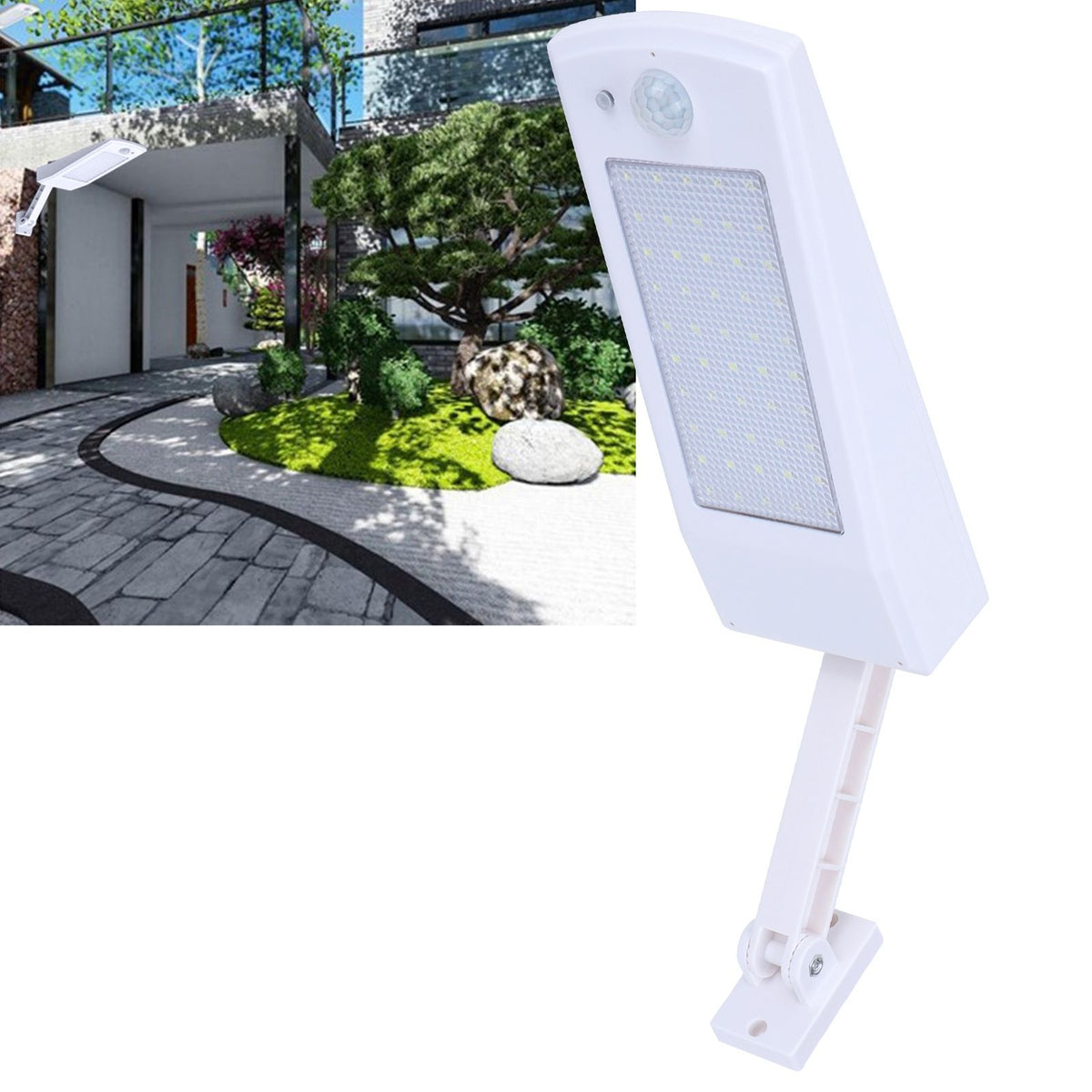 LED Motion Sensor Solar Light Waterproof Wall Light Street Lamp Outdoor Garden Courtyard