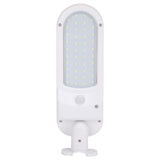 Outdoor LED Solar Light Garden Human Body Induction Wall Lamp IP65 Waterproof White - Front View