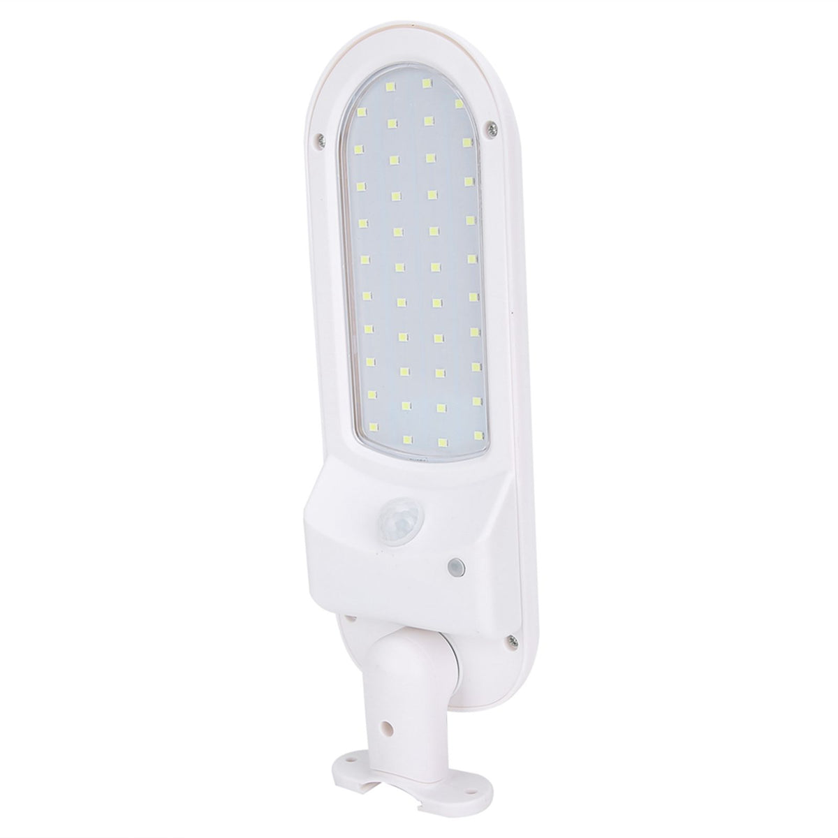 Outdoor LED Solar Light Garden Human Body Induction Wall Lamp IP65 Waterproof White