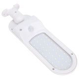 Outdoor LED Solar Light Garden Human Body Induction Wall Lamp IP65 Waterproof White - Rear View