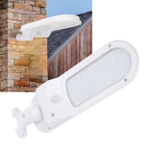 Outdoor LED Solar Light Garden Human Body Induction Wall Lamp IP65 Waterproof White