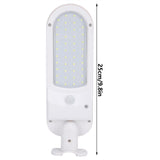Outdoor LED Solar Light Garden Human Body Induction Wall Lamp IP65 Waterproof White