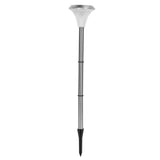 LED Solar Light Outdoor Decorative Lamp for Garden Yard Patio Landscape TransparentWhite Light