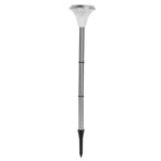 LED Solar Light Outdoor Decorative Lamp for Garden Yard Patio Landscape TransparentWhite Light