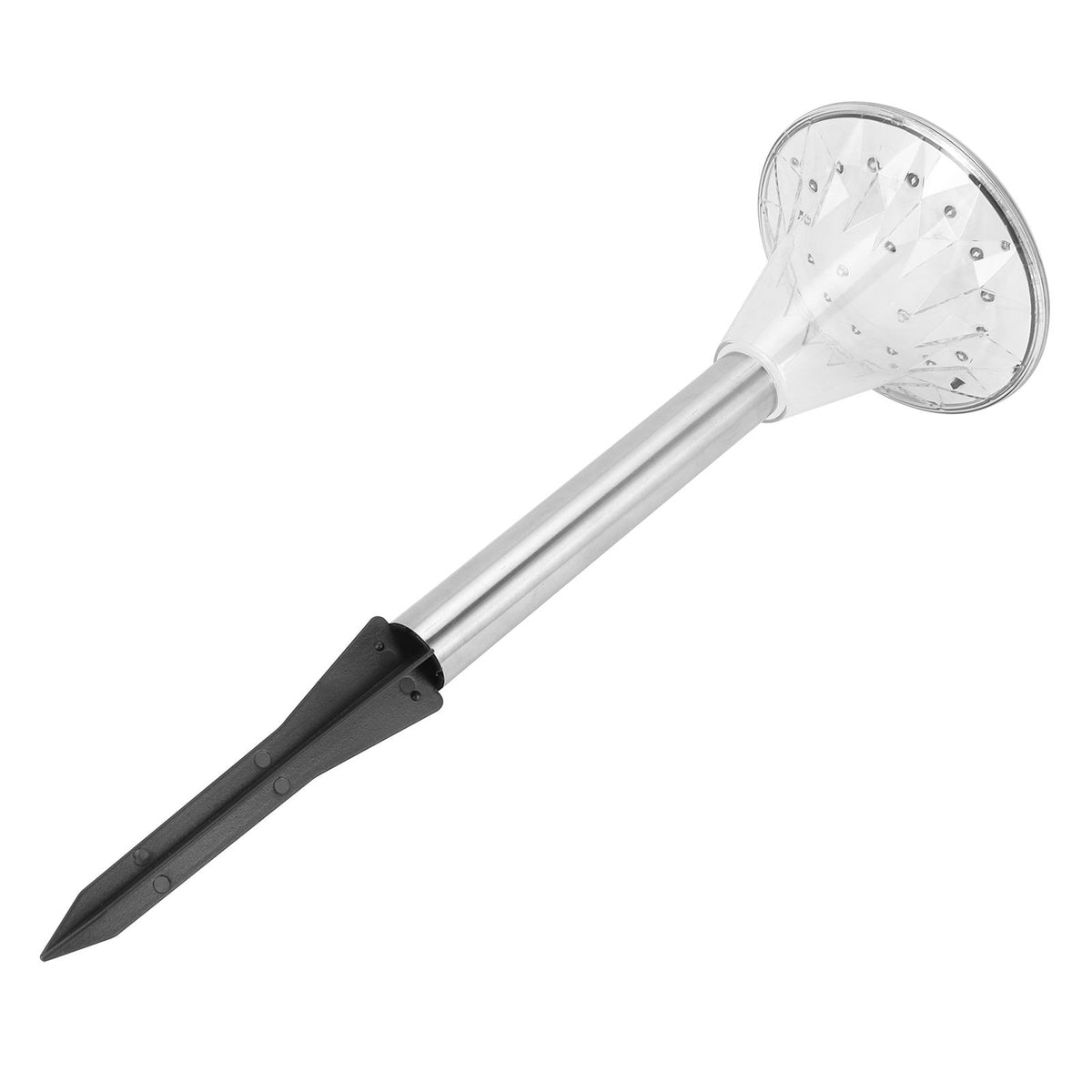 LED Solar Light Outdoor Decorative Lamp for Garden Yard Patio Landscape TransparentWhite Light