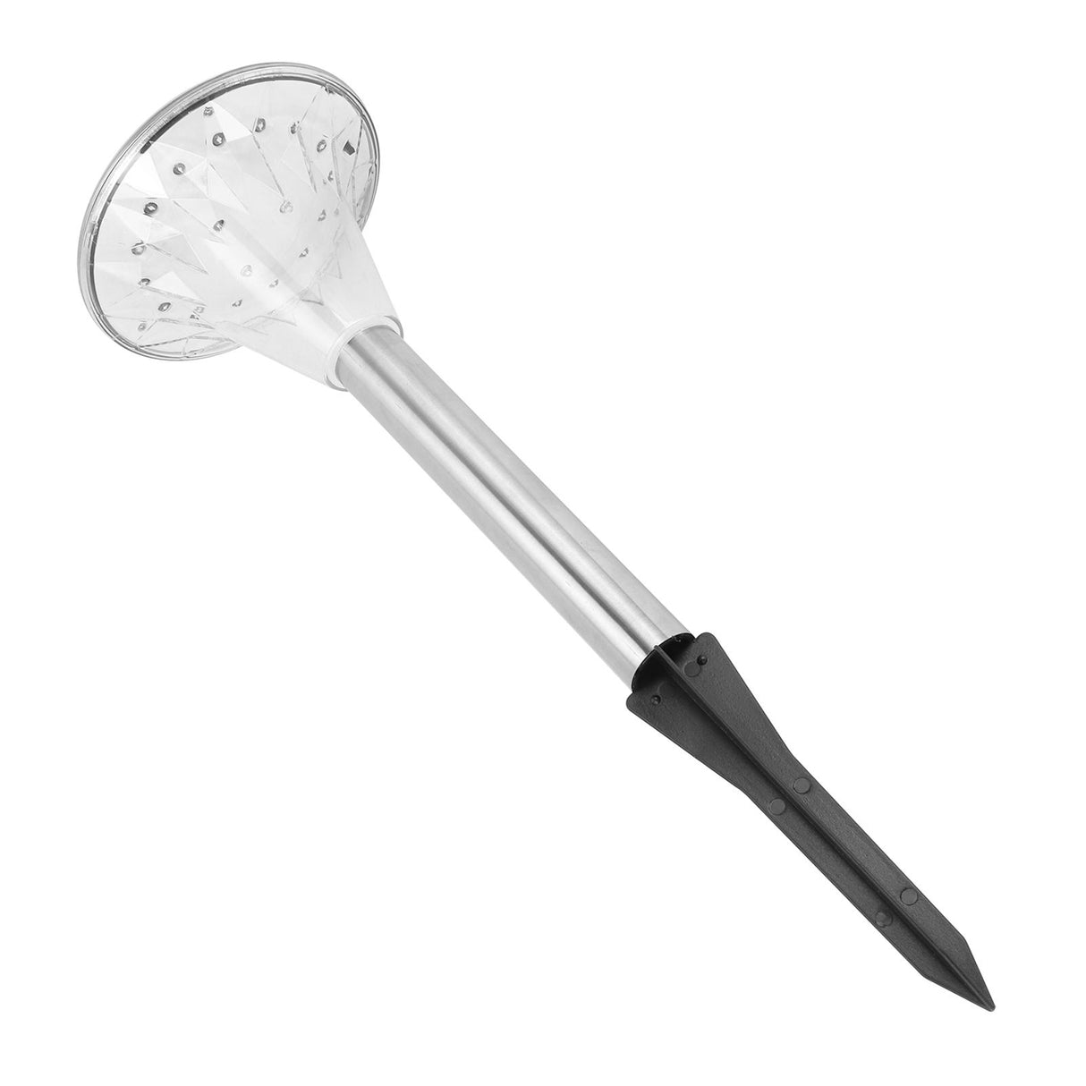 LED Solar Light Outdoor Decorative Lamp for Garden Yard Patio Landscape TransparentWhite Light