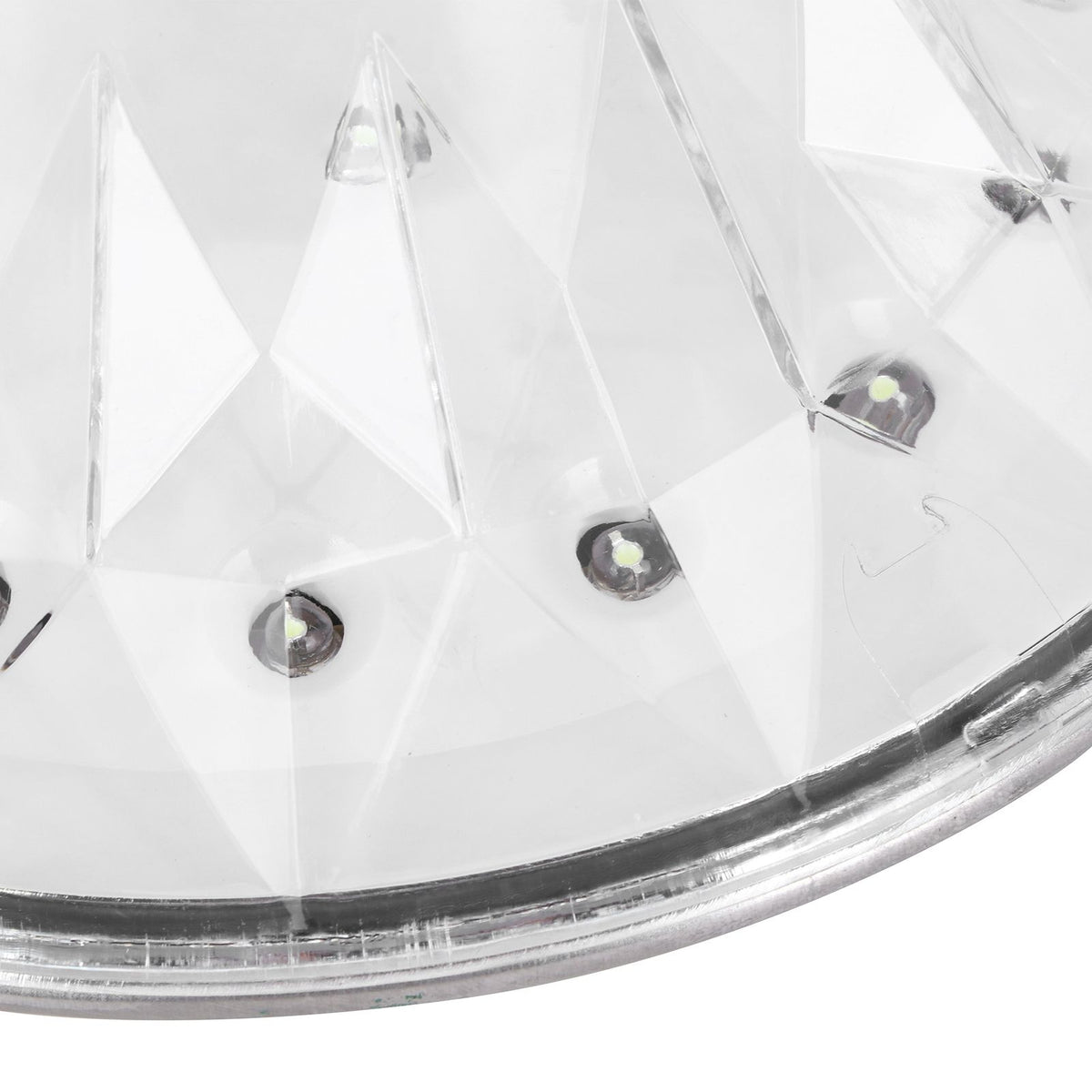 LED Solar Light Outdoor Decorative Lamp for Garden Yard Patio Landscape TransparentWhite Light