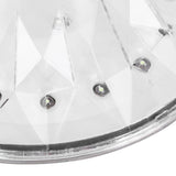 LED Solar Light Outdoor Decorative Lamp for Garden Yard Patio Landscape TransparentWhite Light