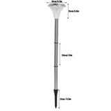 LED Solar Light Outdoor Decorative Lamp for Garden Yard Patio Landscape TransparentWhite Light