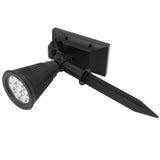 7LED Solar Light Intelligent Outdoor Garden Spotlight Lawn Lamp Landscape Lighting BlackWhite Light