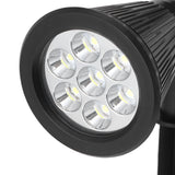 7LED Solar Light Intelligent Outdoor Garden Spotlight Lawn Lamp Landscape Lighting BlackWhite Light - Extra Image