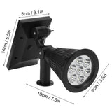 7LED Solar Light Intelligent Outdoor Garden Spotlight Lawn Lamp Landscape Lighting BlackWhite Light - Extra Image