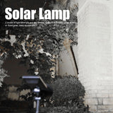 7LED Solar Light Intelligent Outdoor Garden Spotlight Lawn Lamp Landscape Lighting BlackWhite Light