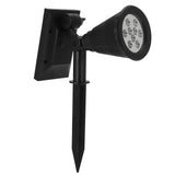 9LED Chips Solar Spotlights LED Solar Landscape Lights for Outdoor Garden CourtyardWhite Light