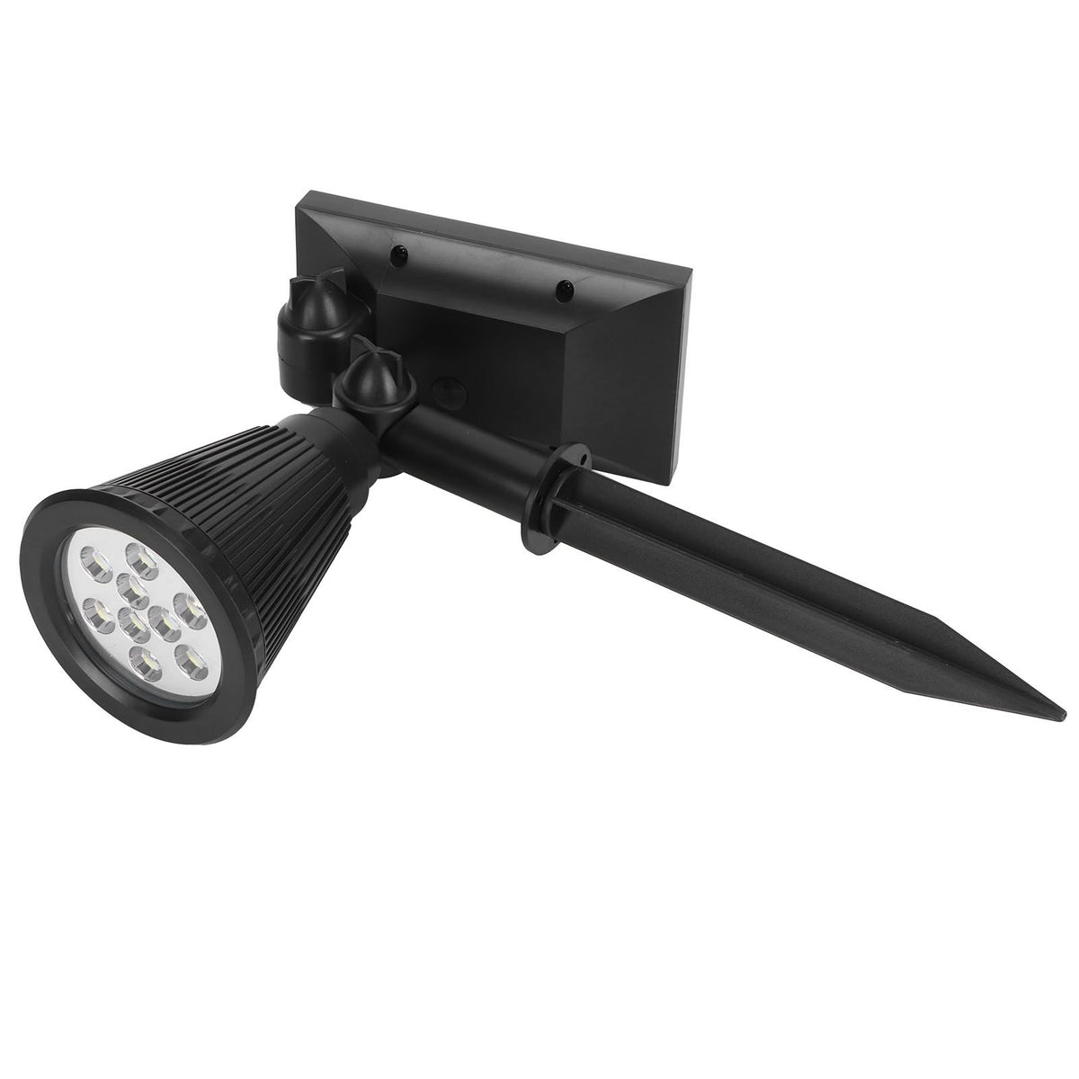 9LED Chips Solar Spotlights LED Solar Landscape Lights for Outdoor Garden CourtyardWhite Light