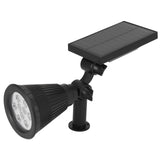 9LED Chips Solar Spotlights LED Solar Landscape Lights for Outdoor Garden CourtyardWhite Light - Low Angle
