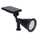 LED Solar Lawn Lights Spotlights with 18pcs Chips for Outdoor Garden Park Yard Spike LampsWhite Light