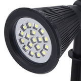 LED Solar Lawn Lights Spotlights with 18pcs Chips for Outdoor Garden Park Yard Spike LampsWhite Light