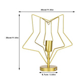 Ceiling Light Five Pointed Star E27 Wrought Iron Hanging Lamp for Corridor Dining Room AC85-265V - Extra Image