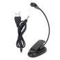 LED Clip Light 360 Degrees Rotation 5000K‑6000K Reading Clamp Light White Light