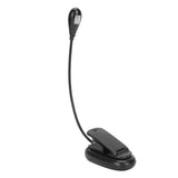 LED Clip Light 360 Degrees Rotation 5000K‑6000K Reading Clamp Light White Light - Low Angle
