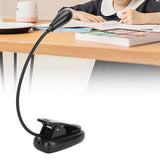 LED Clip Light 360 Degrees Rotation 5000K‑6000K Reading Clamp Light White Light