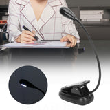 LED Clip Light 360 Degrees Rotation 5000K‑6000K Reading Clamp Light White Light