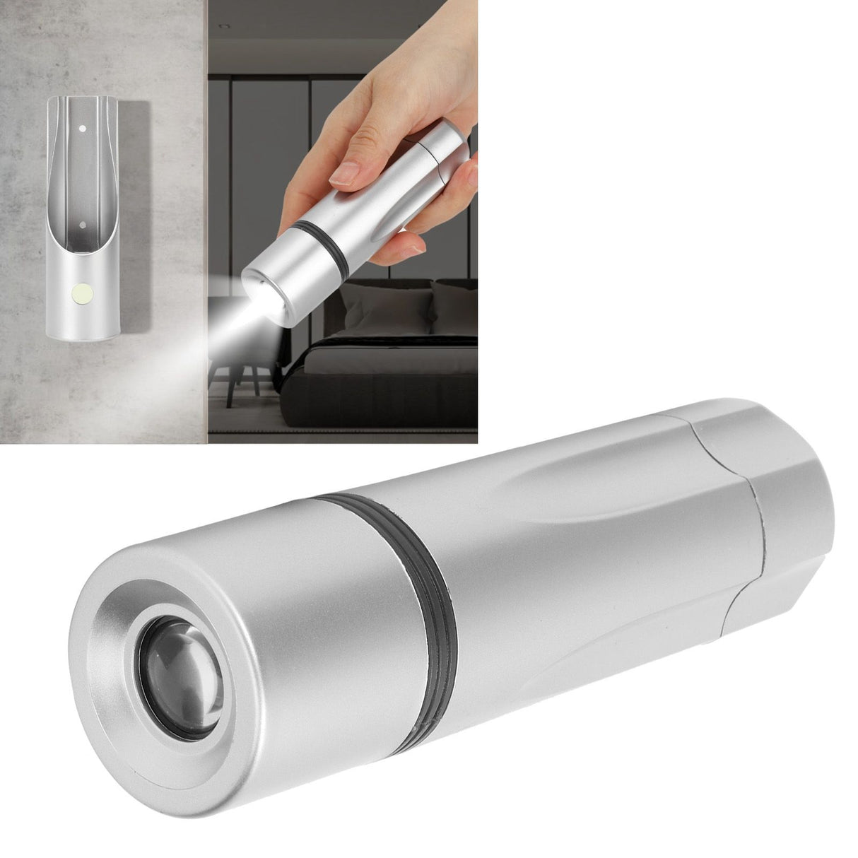 Portable Flashlight Wall Hanging Highlight LED Flashlight for Home Hotel Corridor Warehouse