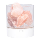 USB Night Light Innovative Table Lamp Air Purifying Crystal Salt Light Bedroom Decoration - Front View