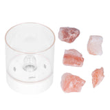 USB Night Light Innovative Table Lamp Air Purifying Crystal Salt Light Bedroom Decoration - 45-Degree Angle