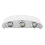6LED 6W Wall Light Innovative Up Down Wall Lamp IP65 Waterproof AC85-265V White Light