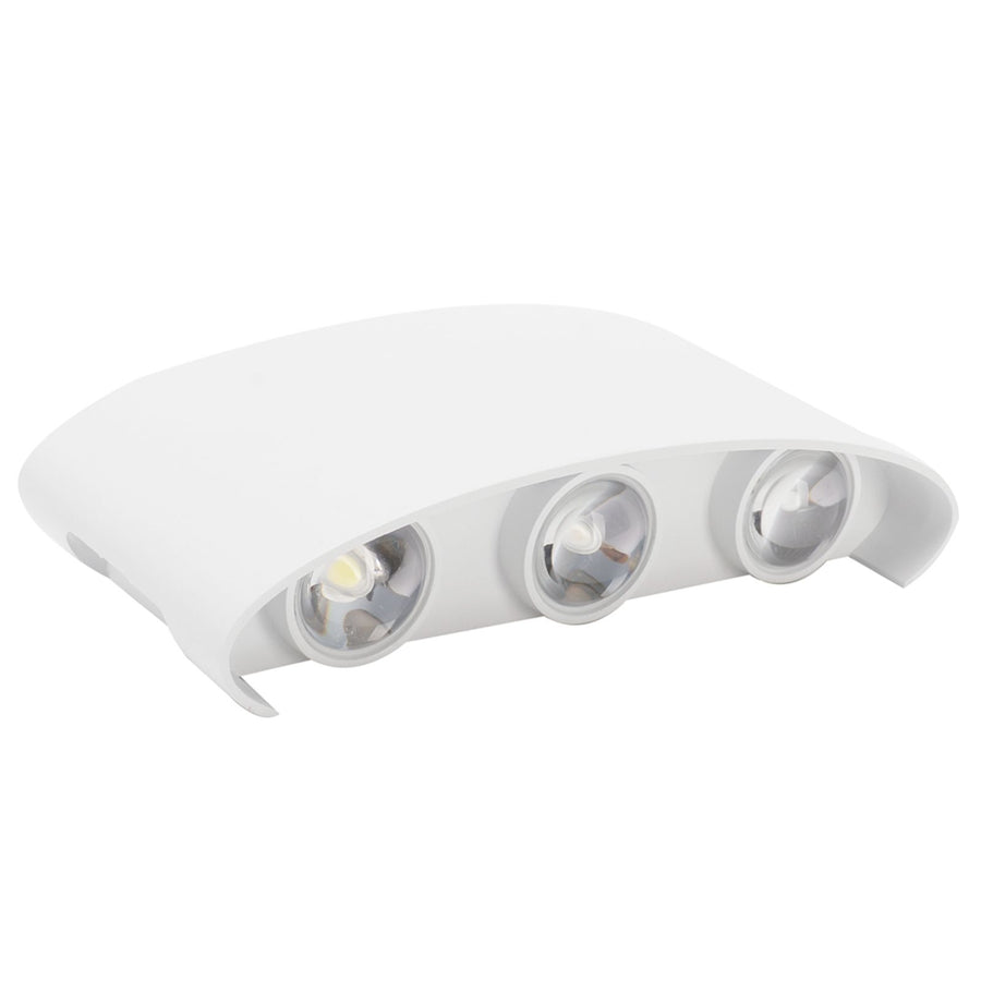 6LED 6W Wall Light Innovative Up Down Wall Lamp IP65 Waterproof AC85-265V White Light